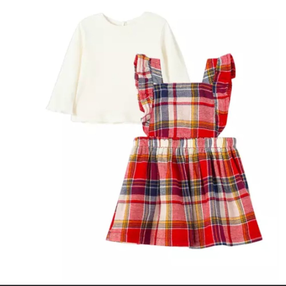 Little Me 2 piece plain jumper girls'